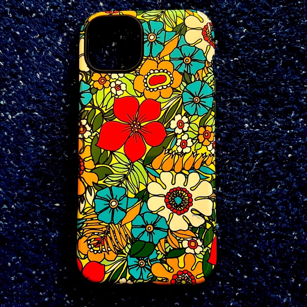 Floral iPhone 15 plus tough case